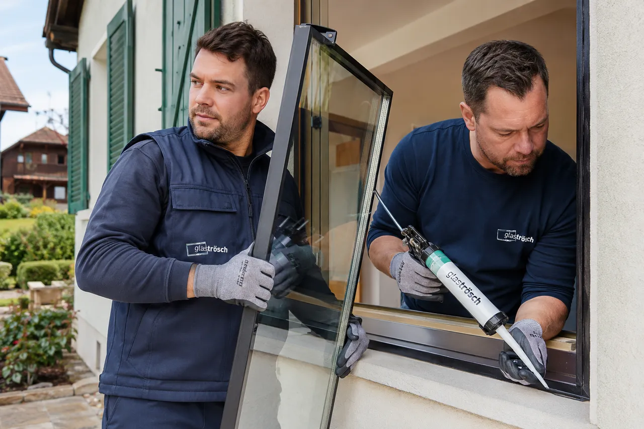 Vitrier professionnel à Gland – équipe de vitrerie et miroiterie sur La Côte vaudoise